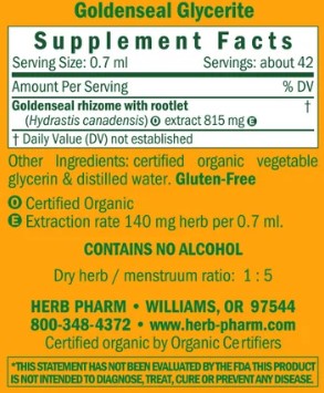 Alcohol Free Goldenseal Extract by Herb Pharm