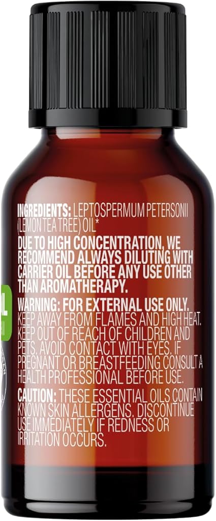 Organic Lemon Tea Tree Essential Oil by Cliganic