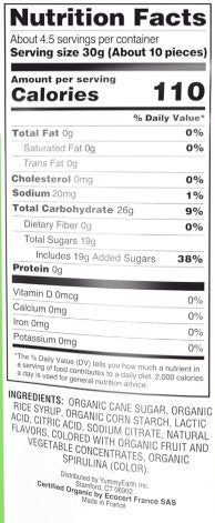 Organic Sour Littles Gummy Candy by Yum Earth