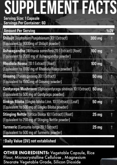 Shilajit + 8 in 1 Capsules by Zoyava