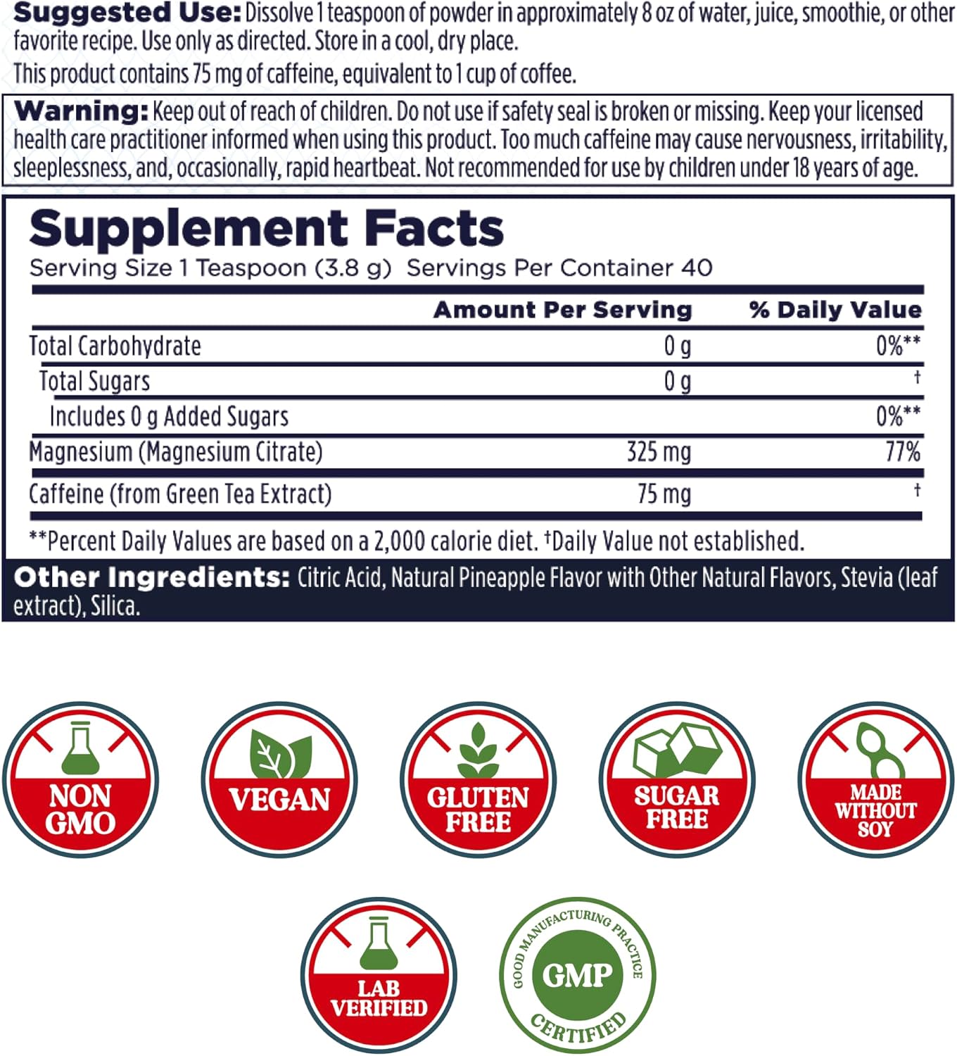 Energy Magnesium Pineapple Powder by Kal
