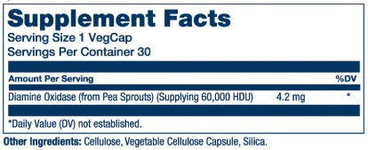 DAO Histamine Enzyme Capsules by Solaray