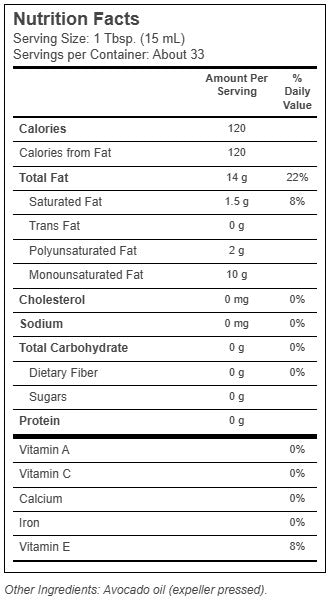Avocado Oil by Ellyndale Naturals