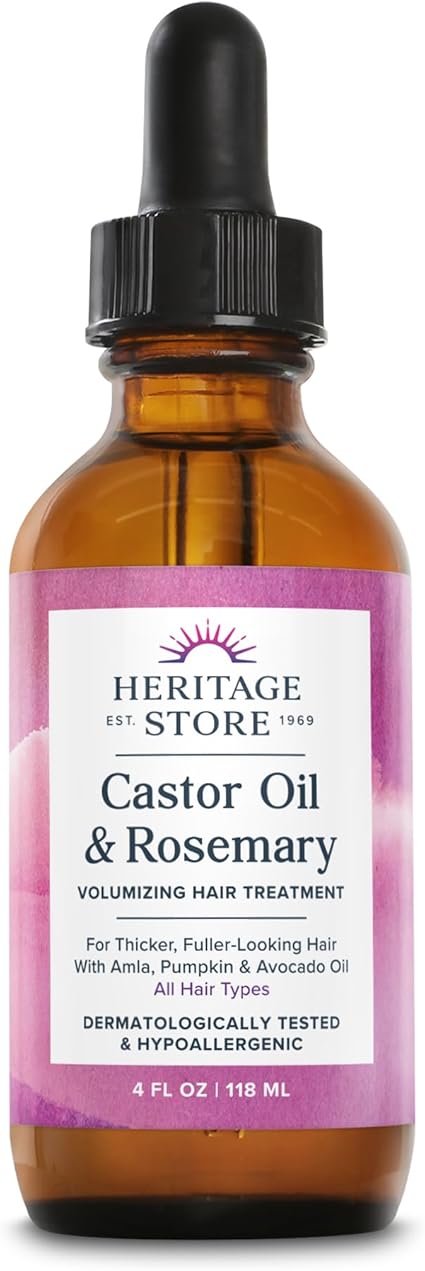 Castor Oil & Rosemary Hair Treatment Oil by Heritage Store