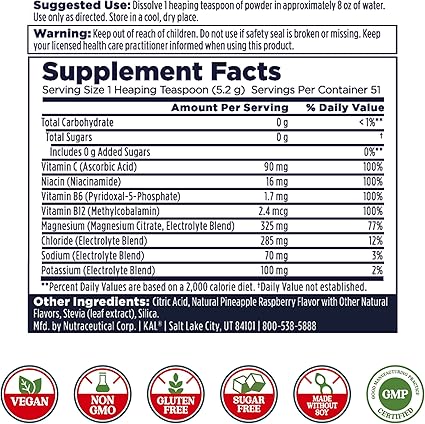 Hydro Magnesium Tropical Fruit Punch by Kal