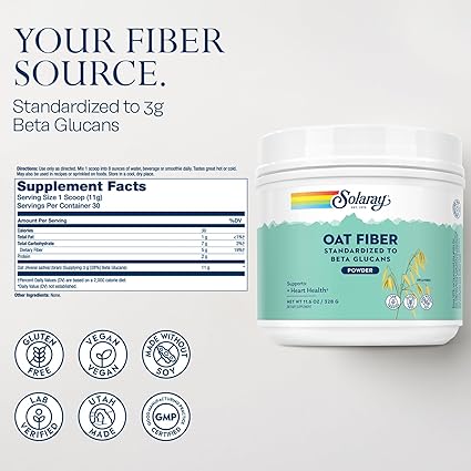 Oat Fiber Powder by Solaray