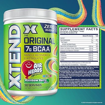 Xtend BCAA Air Head Rainbow Berry by Scivation
