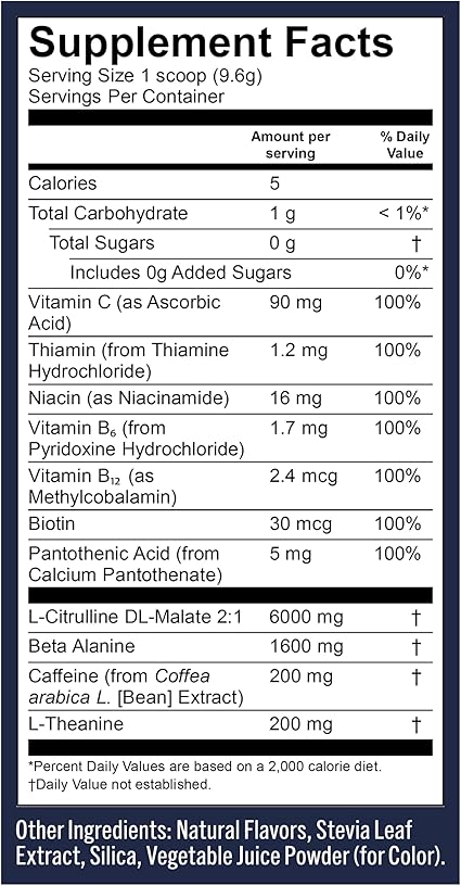 Pre-Workout Energy Mango Passionfruit Powder by Vega