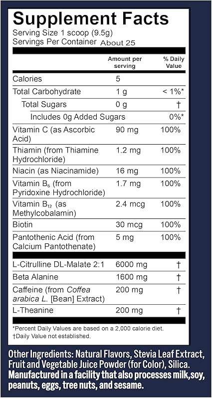 Pre-Workout Energy Fruit Punch Powder by Vega