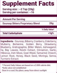 Soursop Bitters Mixed Berry by Herb to Body