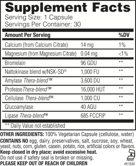 Natto-K Capsules by Enzymedica