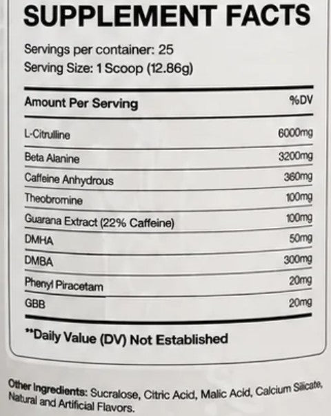 Doomsday PreWorkout Gummy by KJ Labs