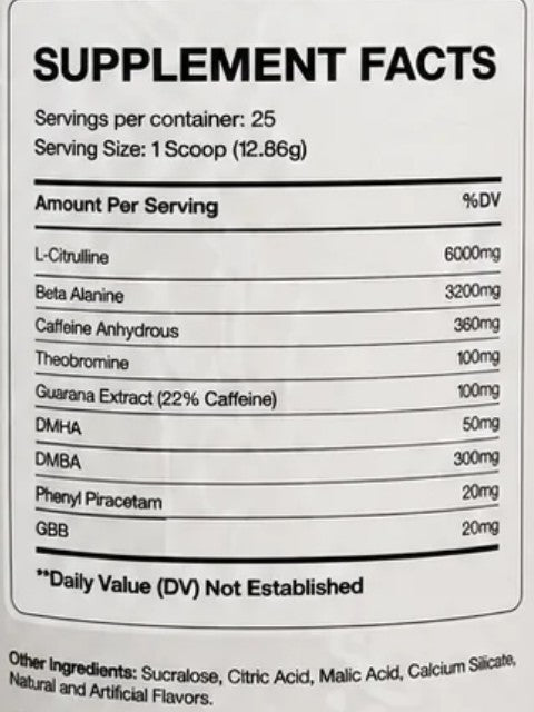 Doomday PreWorkout Strawberry Watermelon by KJ Labs