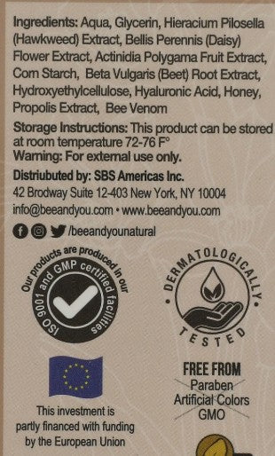 Moisturizing Anti-Aging Eye Contour Serum with Bee Venom by Bee & You