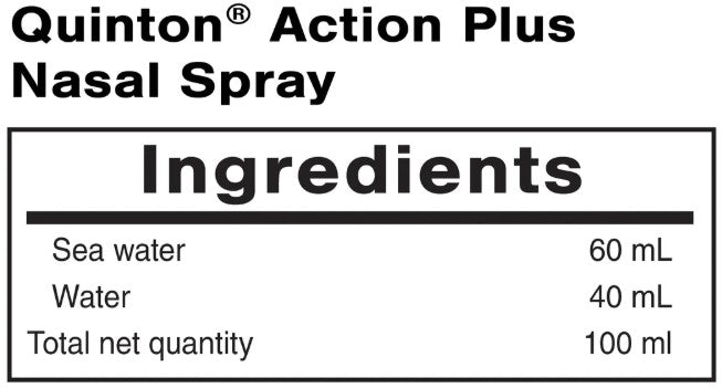Action Plus Hypertonic Nasal Spray by Quinton Quick Silver Scientific