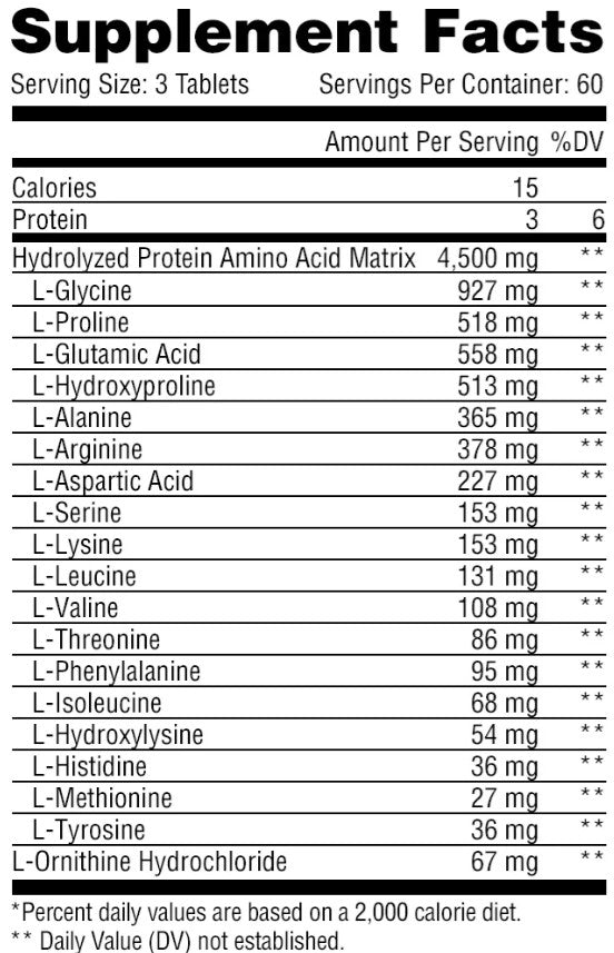 Amino 4500 Tablets by Metabolic Nutrition