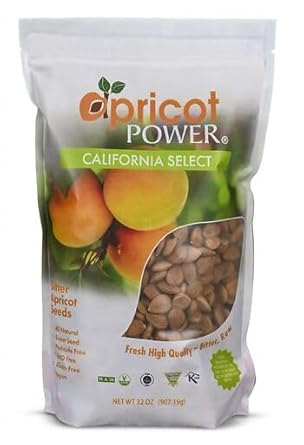 California Select Bitter Apricot Seeds by Apricot Power