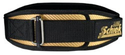 Lifting Belt 4" Gold Carbon Fiber by Schiek
