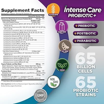 Probiotics Respiratory+ Immune Formula Capsules by Vital Planet