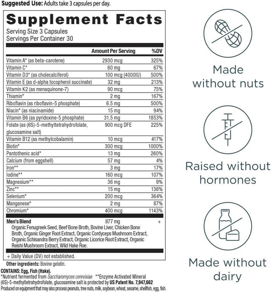 Men's Multivitamin Capsules by Ancient Nutrition