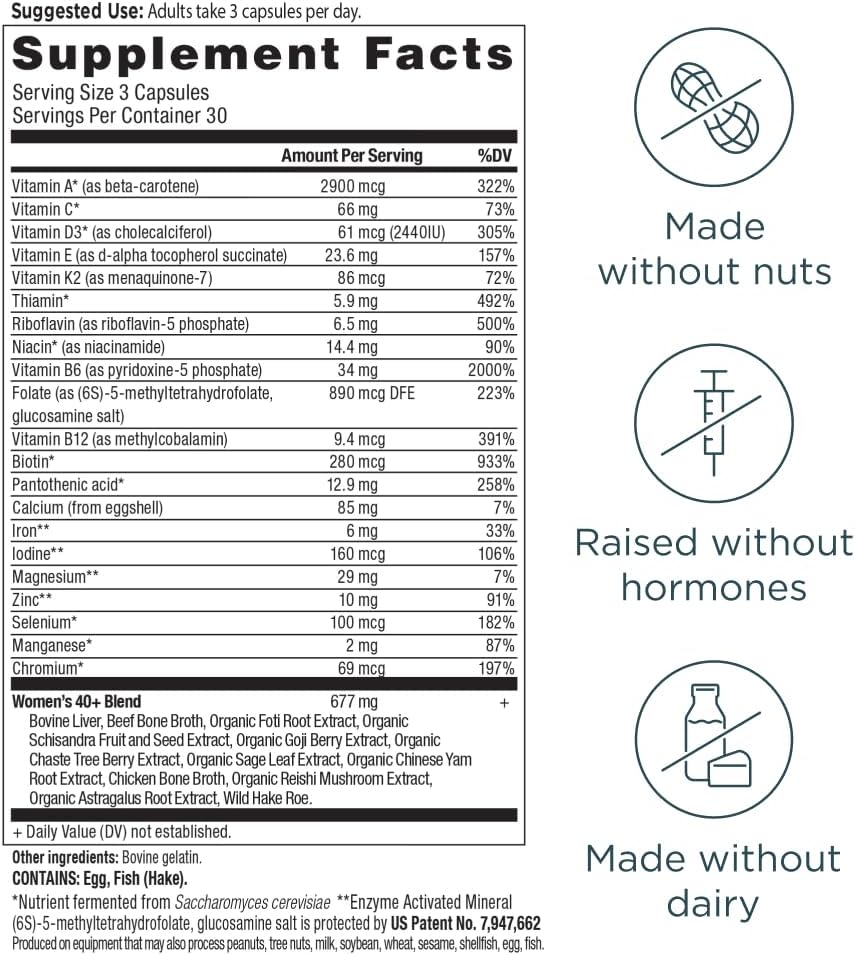 Women's 40+ Multivitamin Capsules by Ancient Nutrition