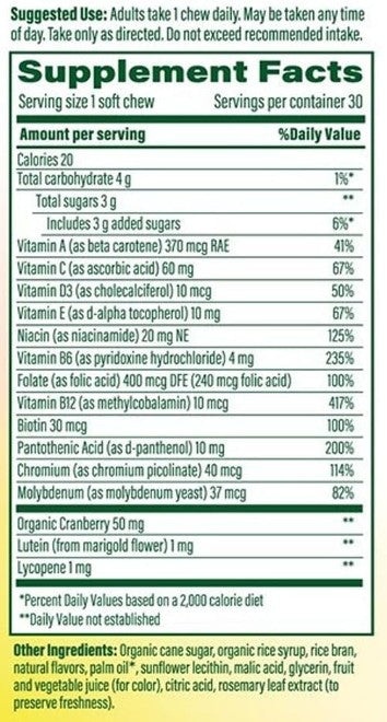 Women's Once Daily Multivitamin Berry Soft Chews by Megafood