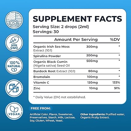 Liquid Sea Moss Apple Flavor by True Sea Moss