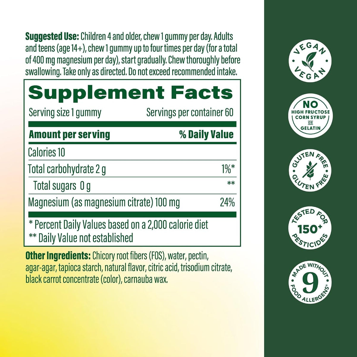 Magnesium Citrate Raspberry Gummies by MegaFood