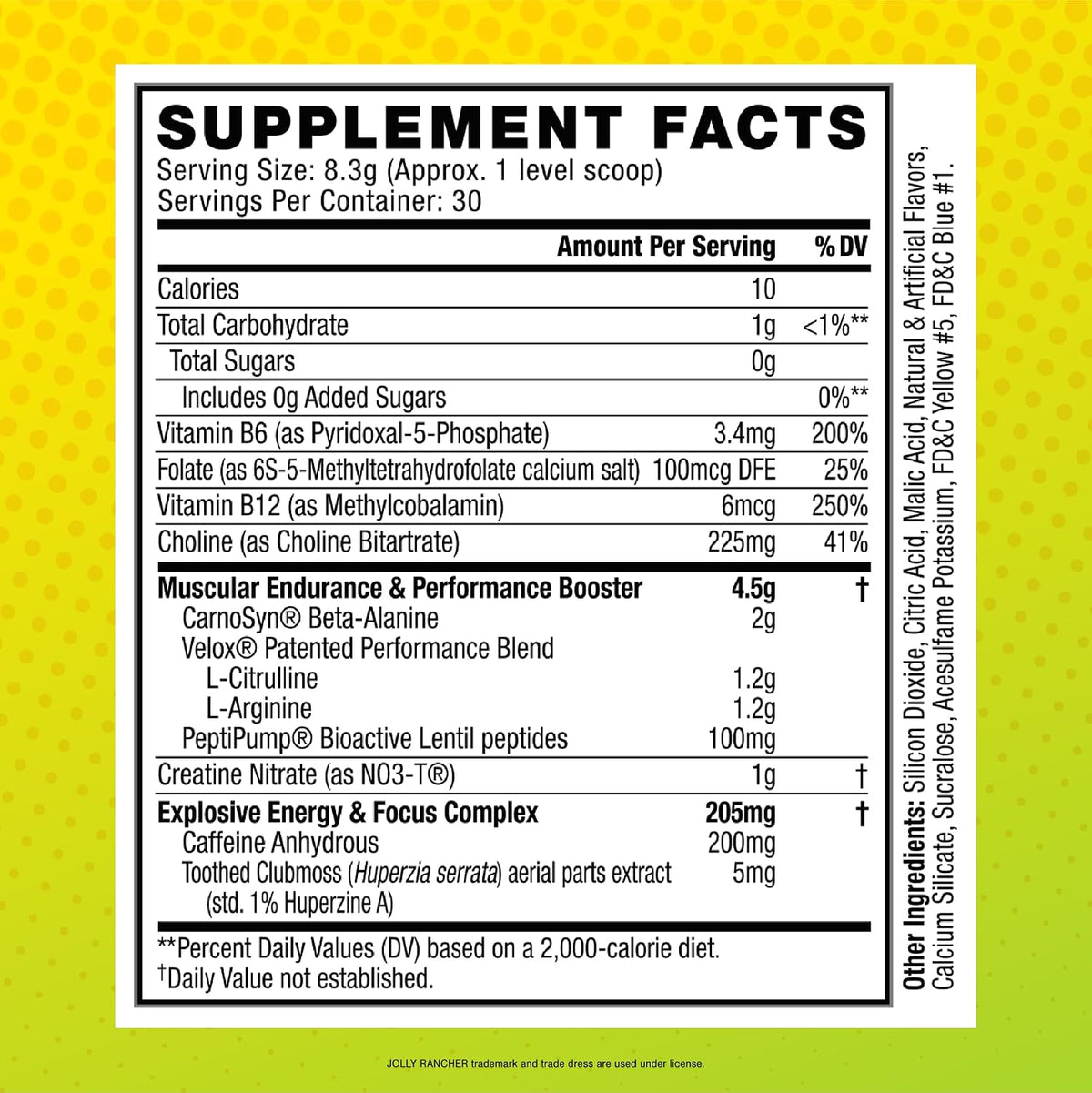 C4 Original PreWorkout Green Apple Jolly Rancher Powder by Cellucor