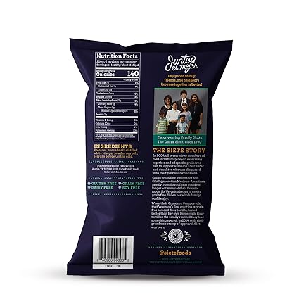 Serrano Sea Salt & Vinegar Kettle Cooked Chips by Siete