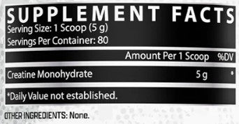 Cretine Monohydrate Unflavored Powder by Nutrex