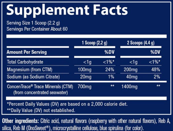 Daily Mineral Powder Blue Raspberry by Trace Minerals