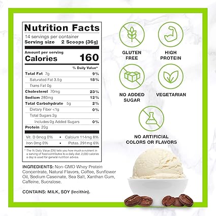 Protein Iced Coffee Sweet Cream by Chike