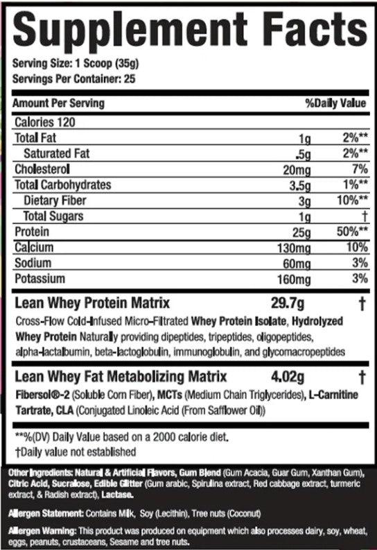 Lean Whey Rainbow Sherbet by MuscleSport