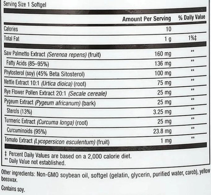 Complete Prostate Health Softgels by Natural Factors