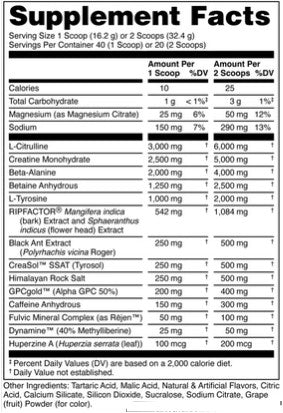 Black Ant PreWorkout Strawberry Lemonade by Das Labs