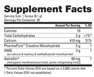 Creatine + HMB Blue Razz Powder by NutraBio
