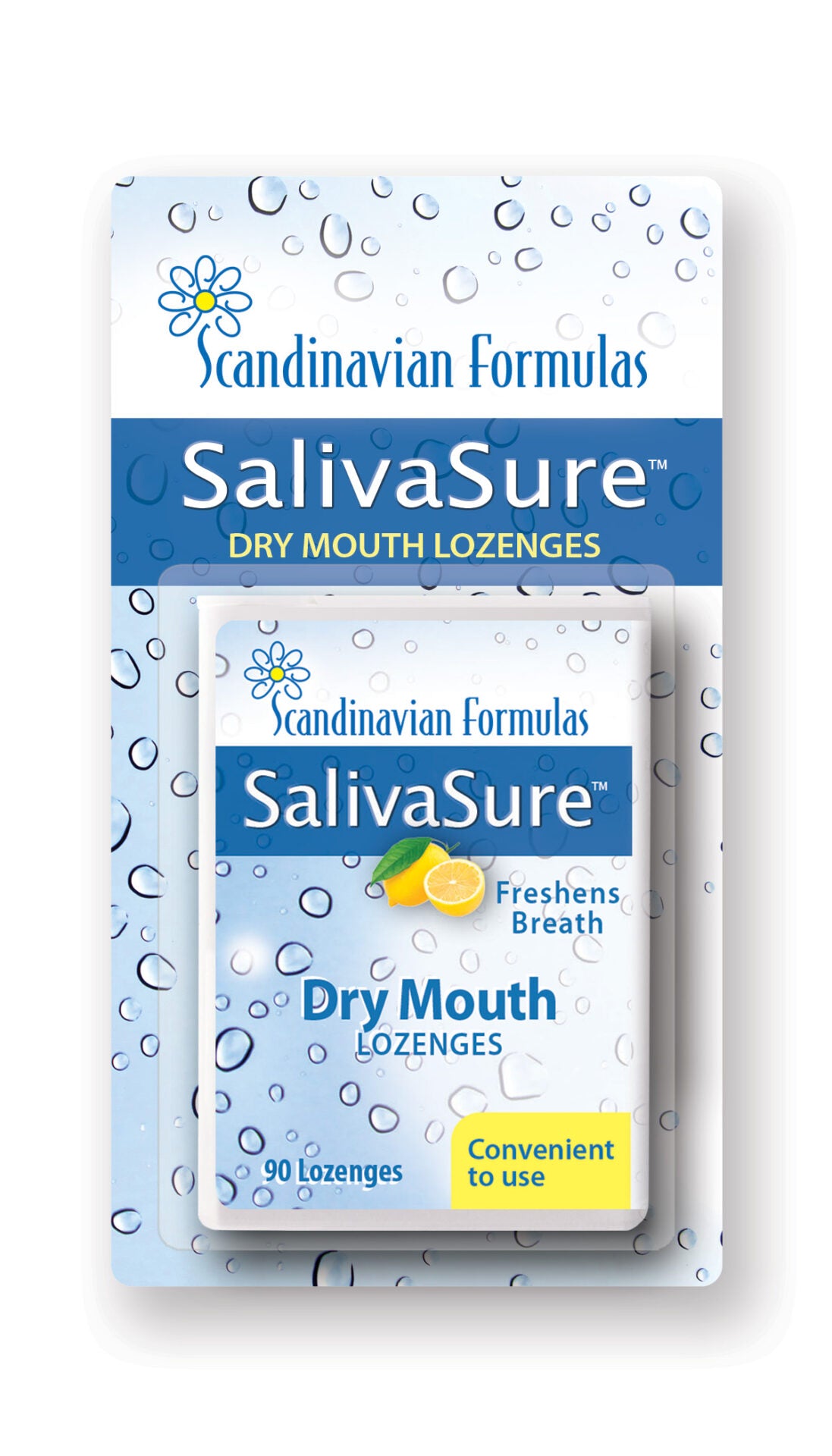 Saliva Sure Dry Mouth Citrus Lozenges by Scandanavian Formulas
