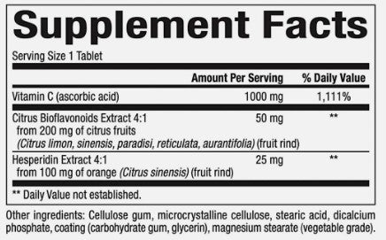 Vitamin C 1000mg Tablets by Natural Factors