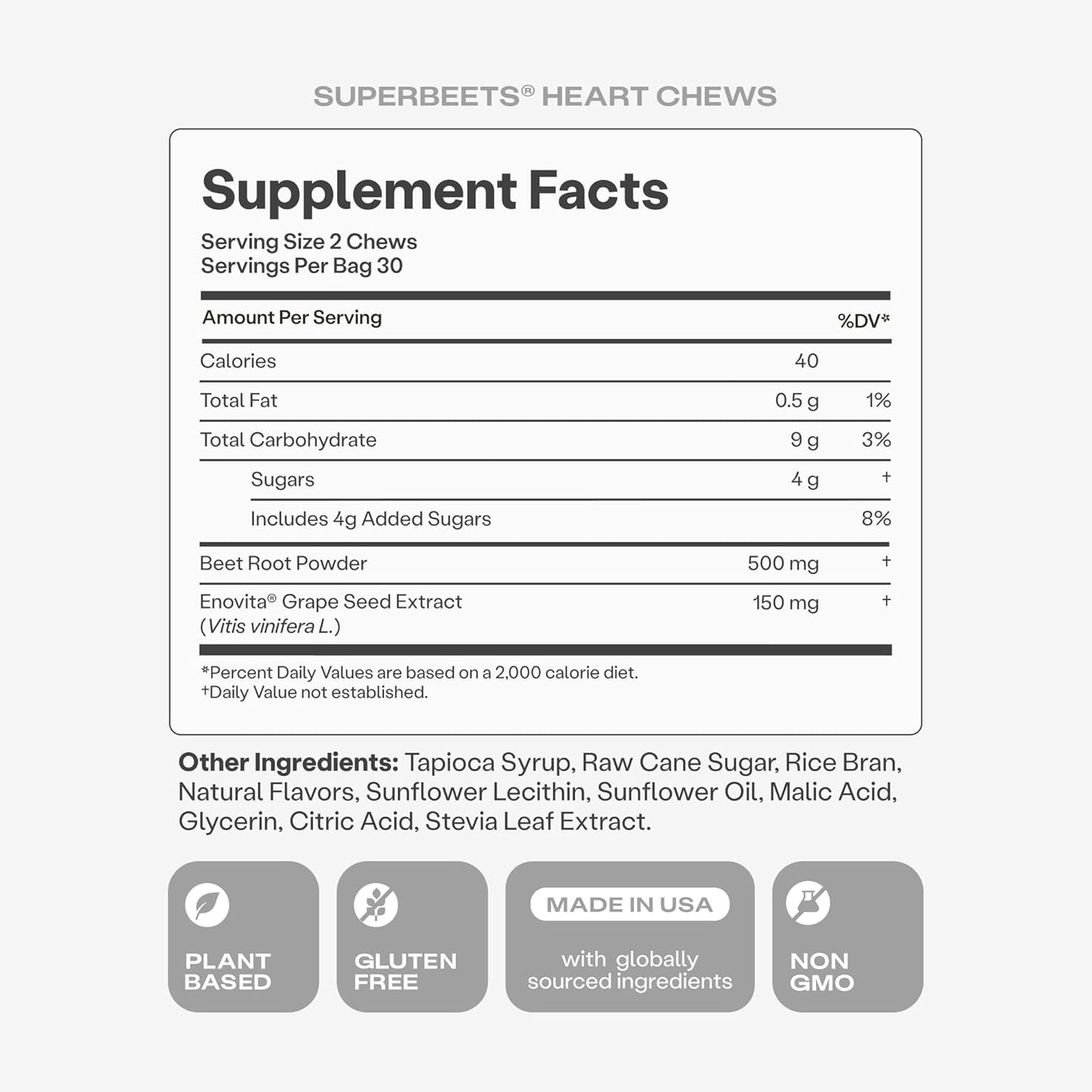 Super Beets Heart Chews by Humann