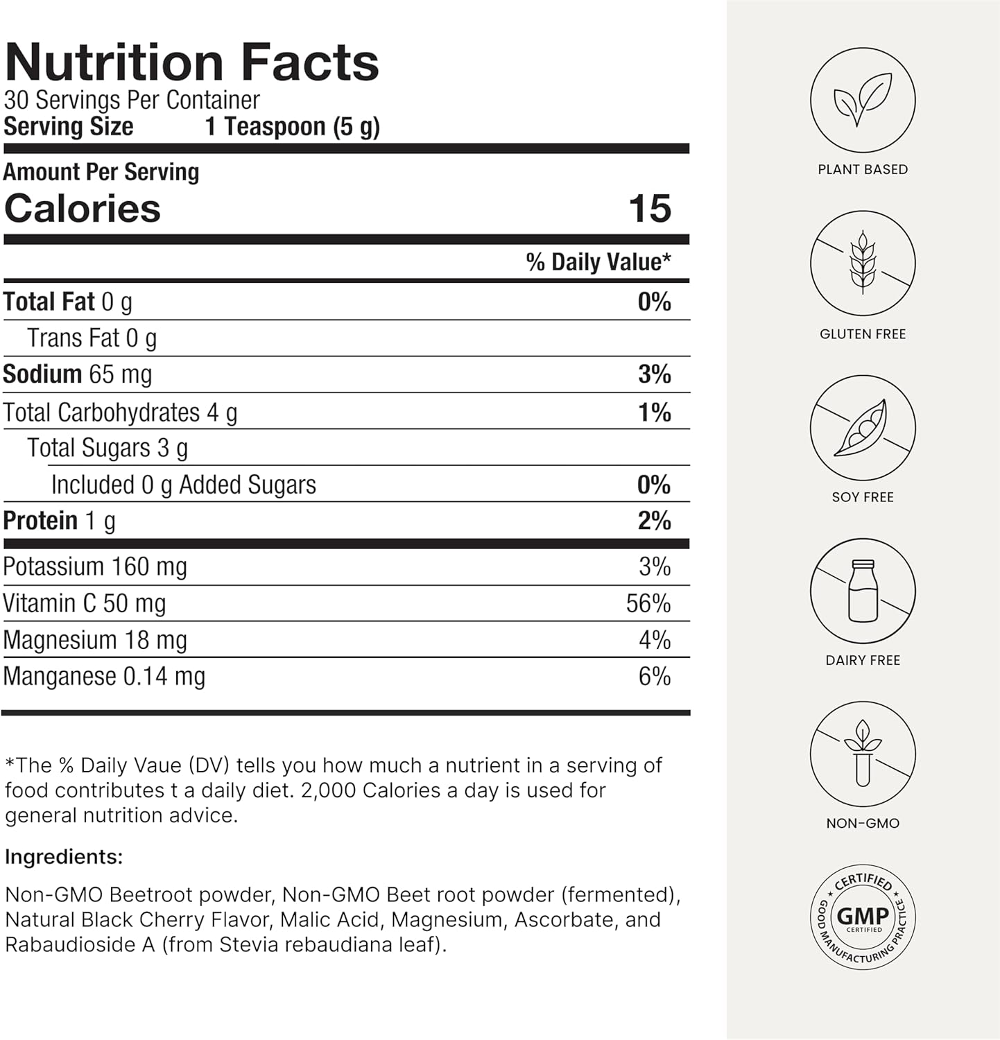Super Beets Heart Black Cherry Powder by Humann