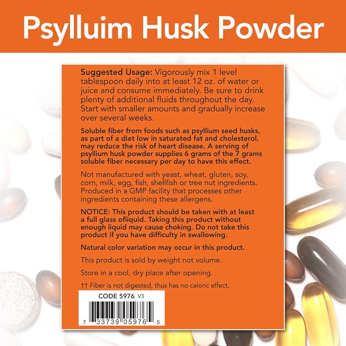 Psyllium Husk Powder by Now Foods
