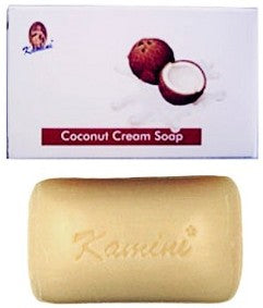 Coconut Cream Scented Bar Soap by Kamini
