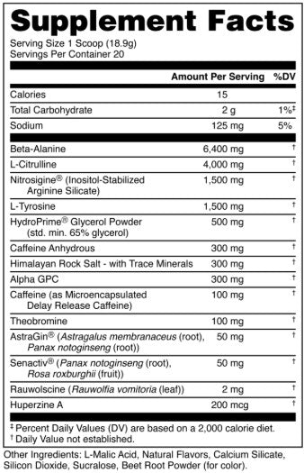 Mother Bucker PreWorkout Raspberry Candy Cane Special Edition by Das Labs