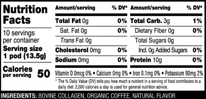 Coffee + Collagen Coffee Pods by Incredibrew