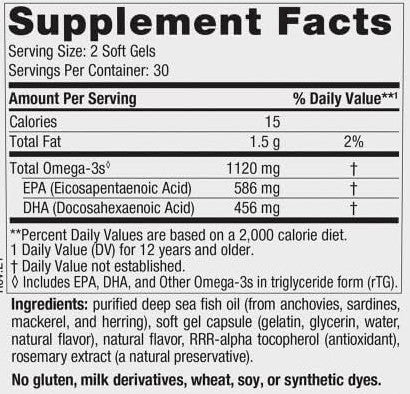Ultimate Omega Teen Strawberry Flavored Softgels by Nordic Naturals