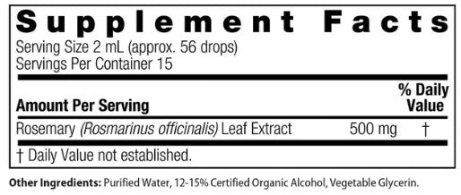 Rosemary Extract Low Alcohol Tincture by Nature's Answer