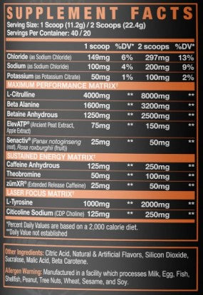 Intake Sour Peach Rings PreWorkout by Axe & Sledge