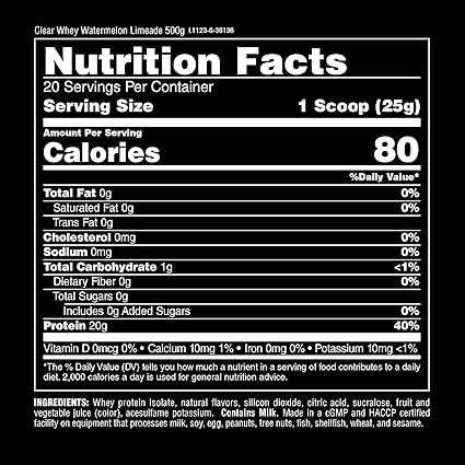 Animal Clear Protein Watermelon Lime by Universal