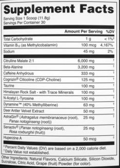 BAMF PreWorkout Peach Pom by DAS Labs